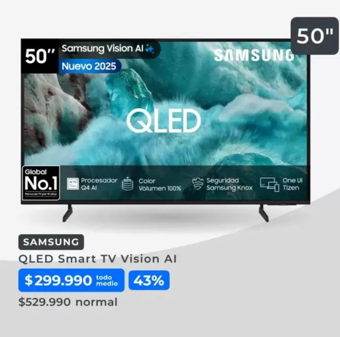 Samsung - Qled Smart Tv Vision Al