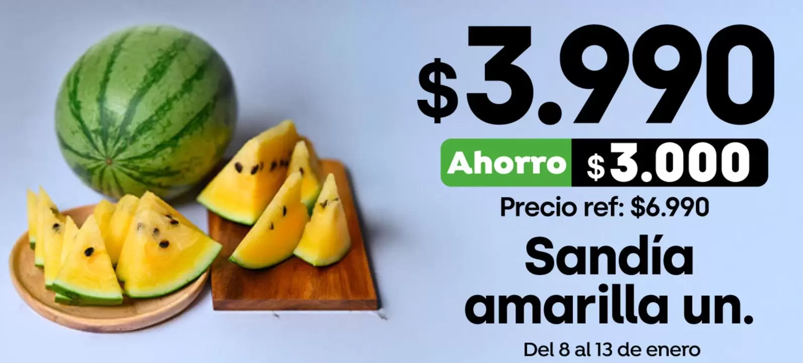 Sandía Amarilla Un.