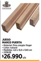Oregón - Juego Marco Puerta