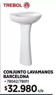 Trebol - Conjunto Lavamanos Barcelona