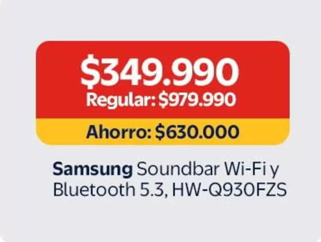 Samsung - Soundbar Wi-Fi Bluetooth 5.3, HW-Q930FZS