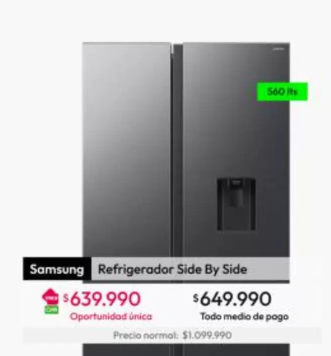 Samsung - Refrigerador Side By Side