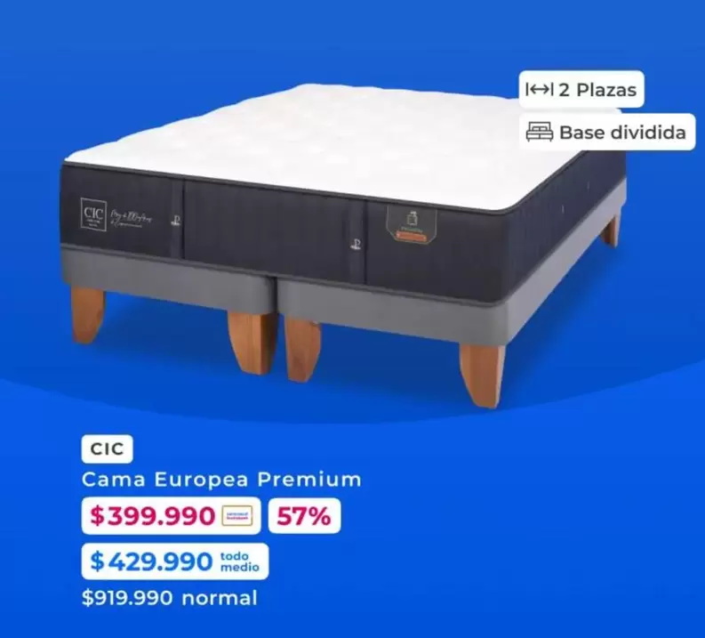Cic - Cama Europea Premium