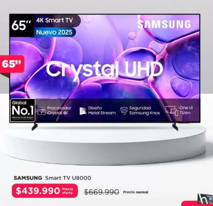 Samsung - Smart Tv U8000