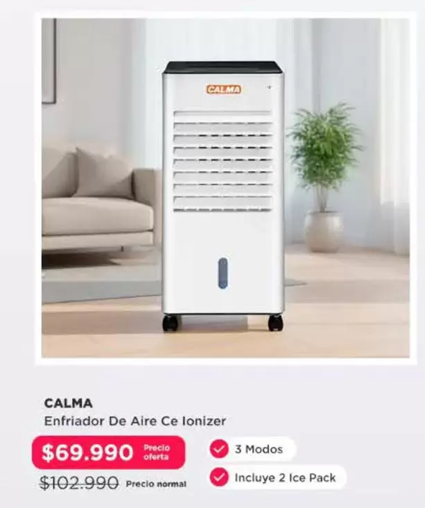 Calma - Enfriador De Aire Ce Lonizer