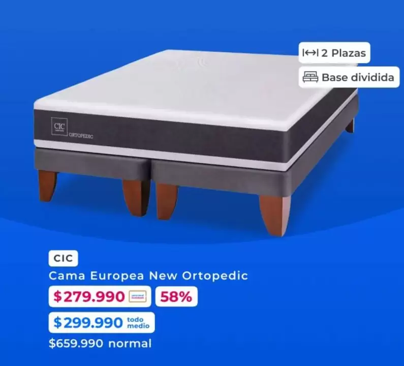 Cic - Cama New Ortopedic