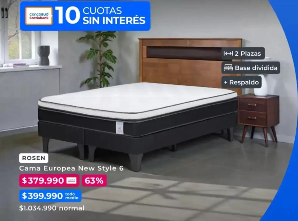 Rosen - Cama Europea New Style 6