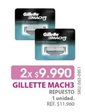 Gillette - Mach3 Repuesto