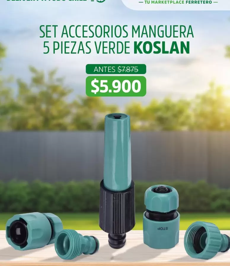 Set Accesorios Manguera