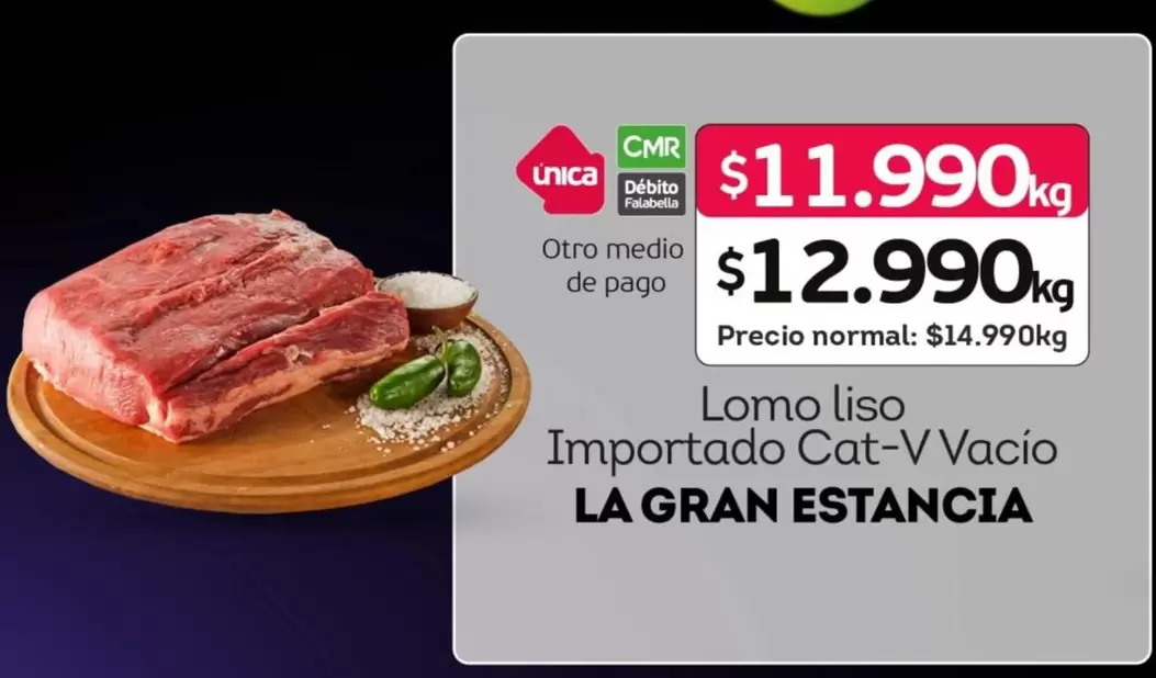 Falabella - Lomo Liso Importado Cat-V Vacio