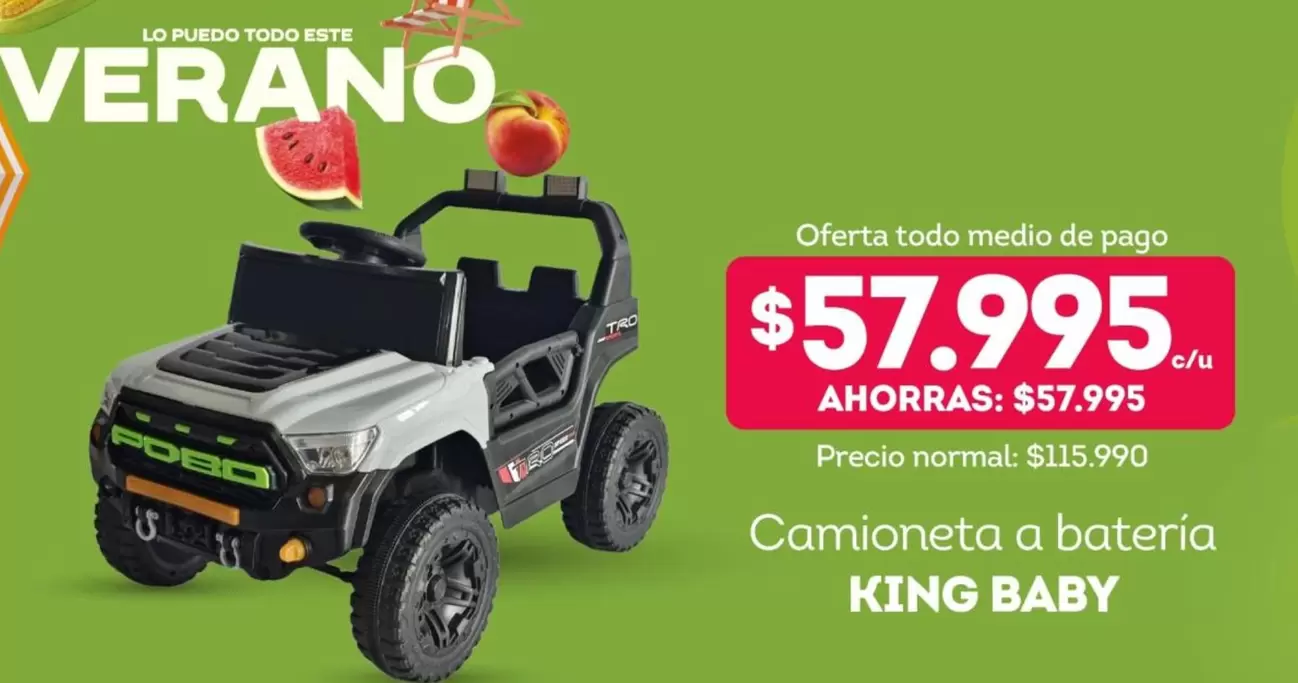 king   - Camioneta A Bateria