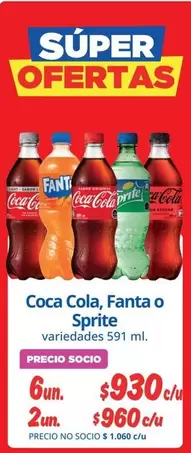 Coca Cola - Fanta O Sprite
