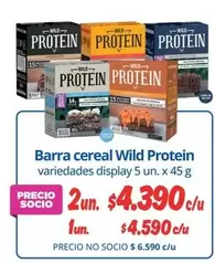 Barra Cereal Wild Protein