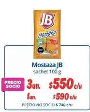 JB - Mostaza Sachet