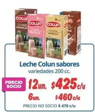 Colun - Leche Sabores