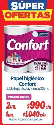 Confort - Papel Higiénico