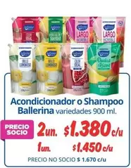 Ballerina - Acondicionador O Shampoo