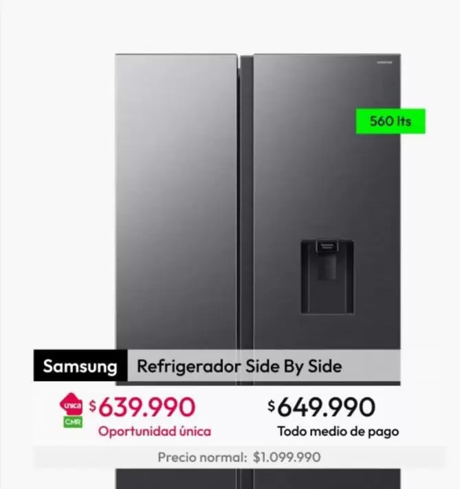 Samsung - Refrigerador Side By Side