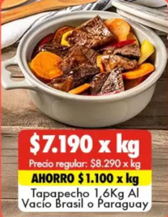 Tapapecho 1.6kg Al Vacío Brasil O Paraguay