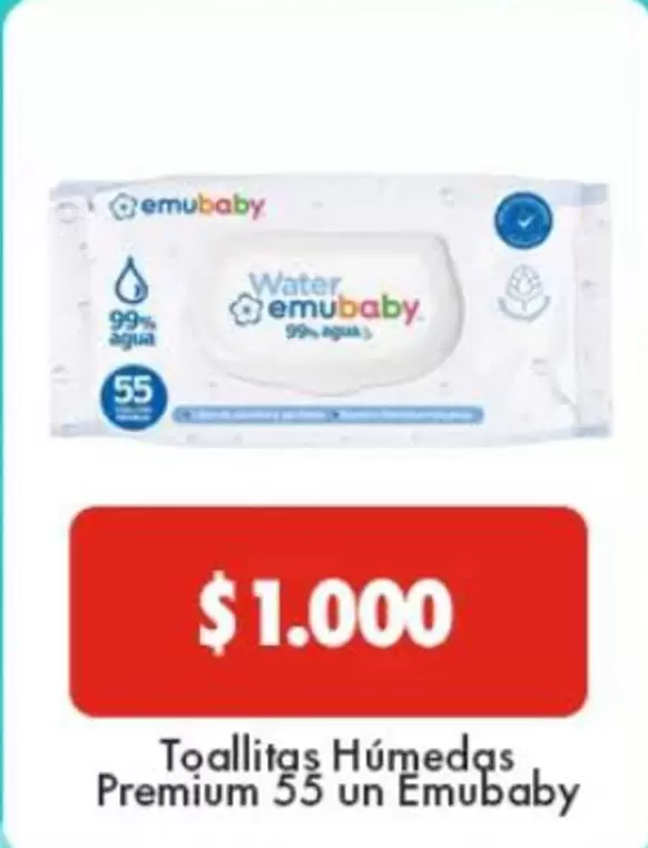 Emubaby - Toallitas Humedas Premium