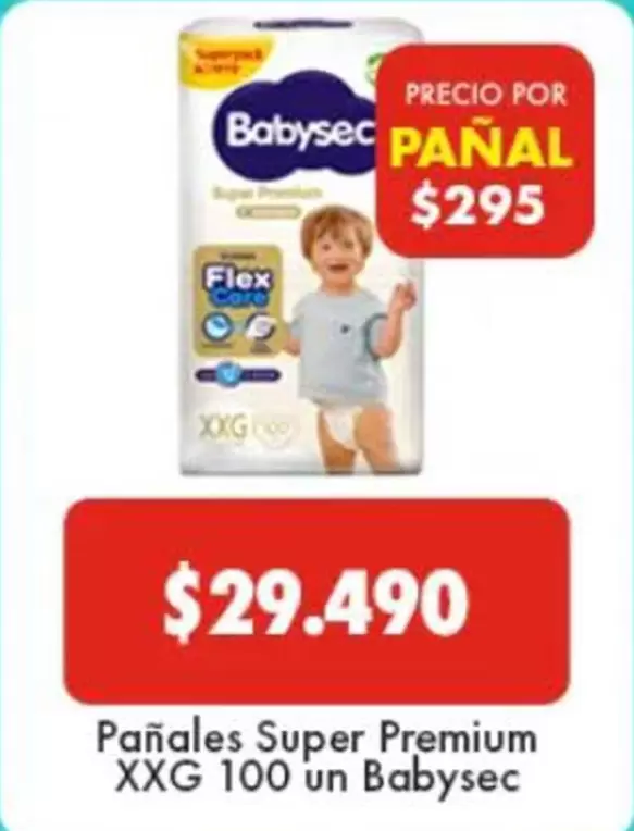 Babysec - Pañales Super Premium Xxg 100 Un