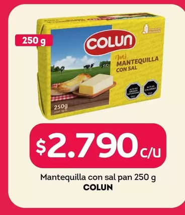 Colun - Mantequilla Con Sal Pan