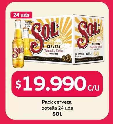 Sol - Pack Cerveza Botella