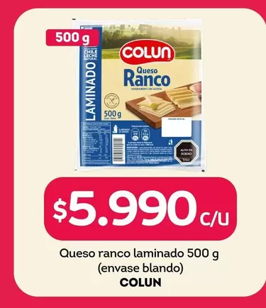 Colun - Queso Ranco Laminado