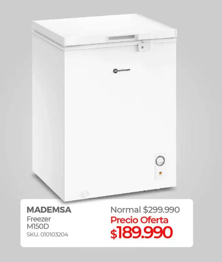 Mademsa - Freezer M150d