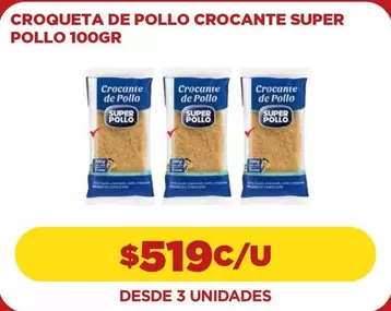 Croqueta De Pollo Crocante Super Pollo