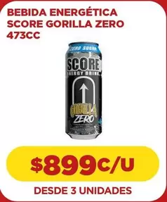 Score - Bebida Energética Zero