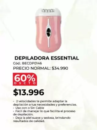 Suave - Depiladora Essential