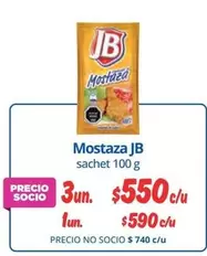 JB - Mostaza Sachet