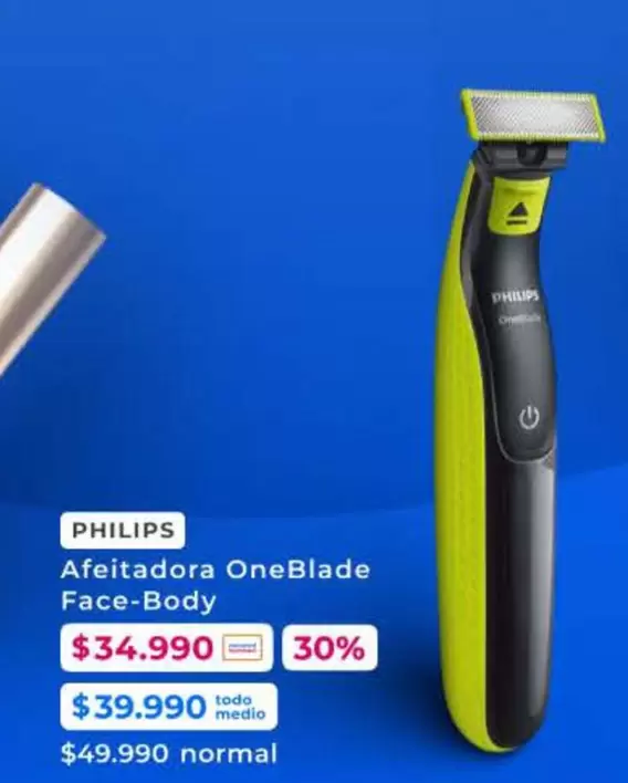 Philips - Afeitadora Oneblade Face-Body