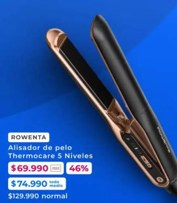 Alisador De Pelo Thermocare 5 Niveles