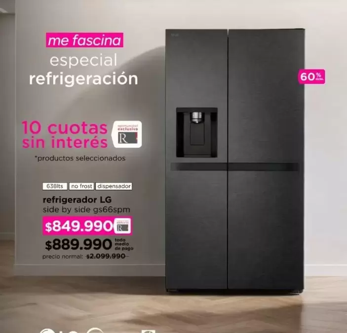 LG - Refrigerador Side By Side