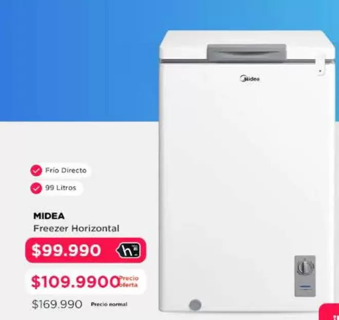 Midea - Freezer Horizontal