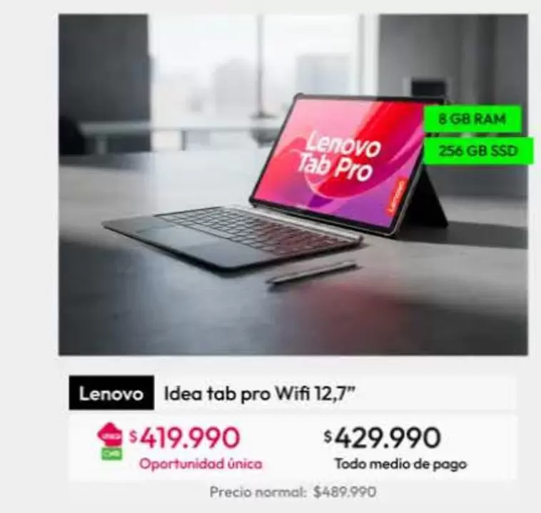 Lenovo - Idea Tab Pro Wifi 12.7"