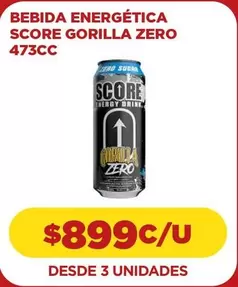 Score - Bebida Energética Zero