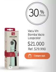 Vacu Vin Bomba Vacio Loopcolor