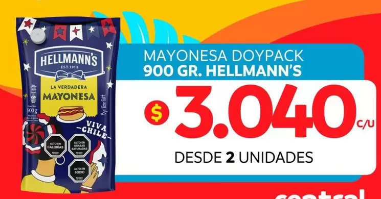 Hellmann's - Mayonesa Doypack