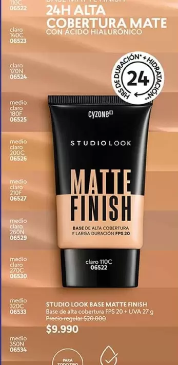 Cyzone - Studio Look Base Matte Finish