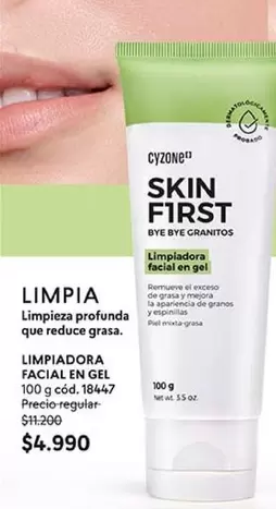 Cyzone - Limpidadora Facia Len Gel