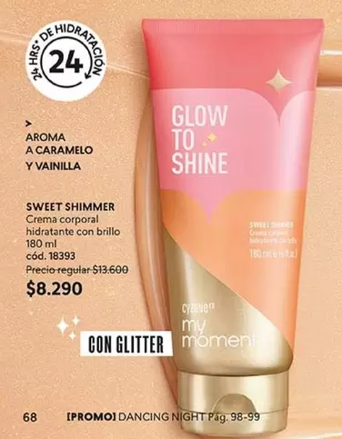 Cyzone - Crema Corporal Hidratante Con Brillo