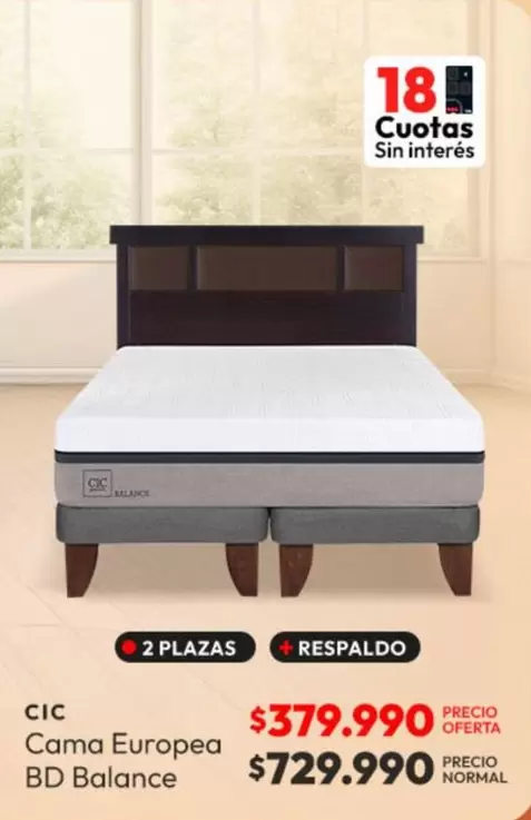 Cic - CIC CAMA ELUOPPEAS BD BALANCE