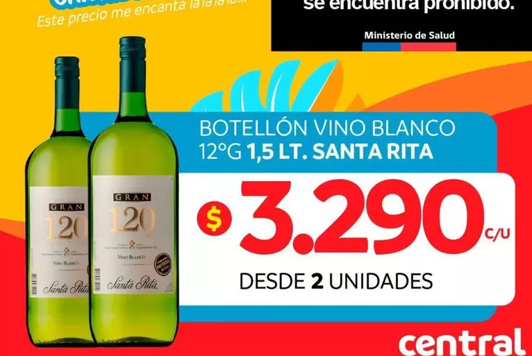 Santa Rita - Botellón Vino Blanco