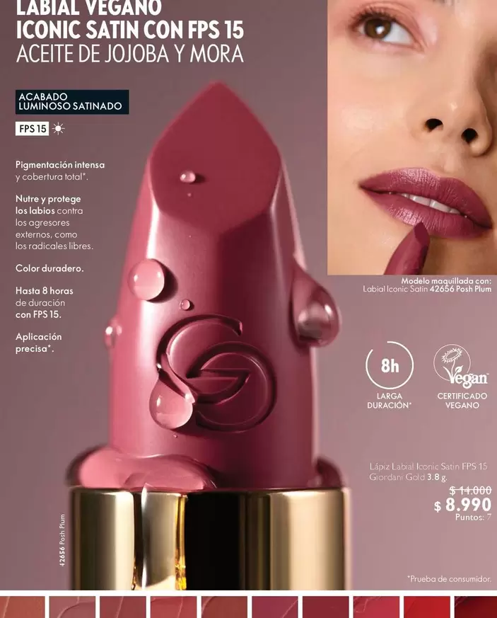 Giordani - Labat Vegano Iconic Satin Con Fps 15