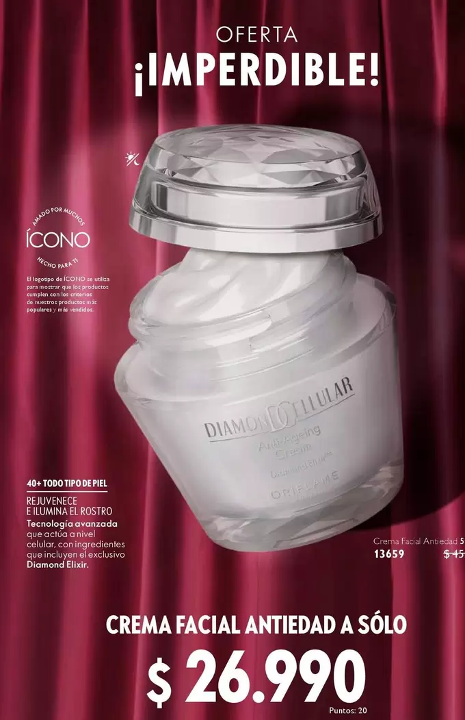 Crema Facial Antiedad A Sólo