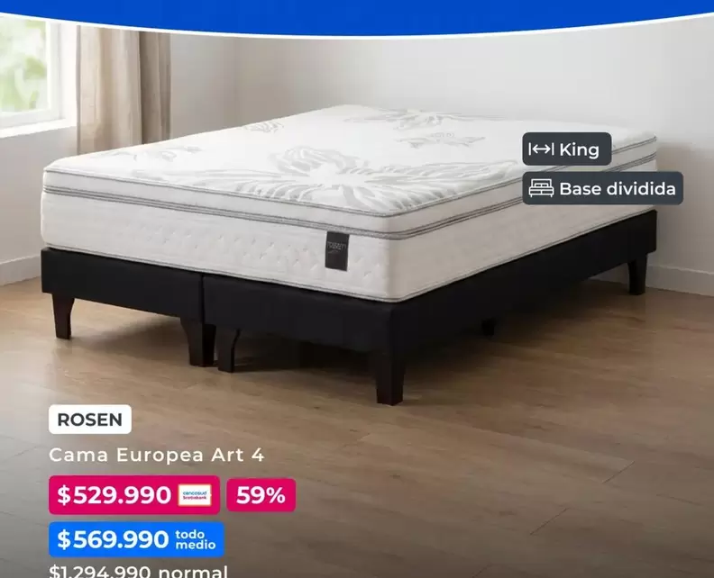 Rosen - Cama Europea Art 4