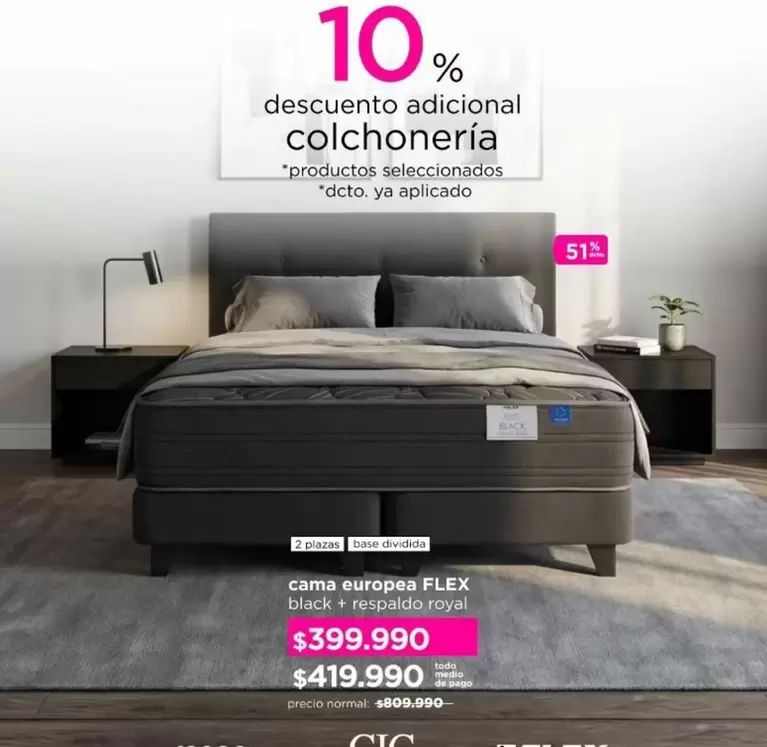 Flex - Cama Europea